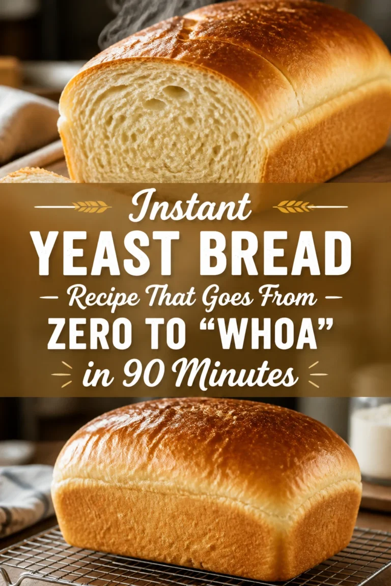 Instant Yeast Bread Recipe That Goes From Zero to “Whoa” in 90 Minutes