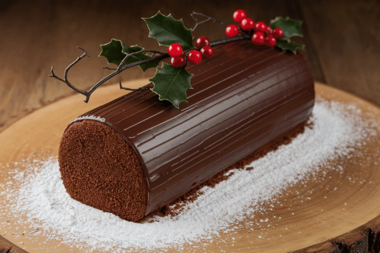 This Yule Log Cake Recipe Will Make Your Guests Forget Every Other Dessert (And Ask for Seconds)