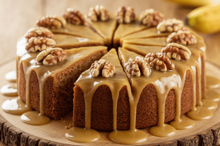 This Banana Cake Recipe Moist Enough to Break the Internet (and Ruin Dry Cake Forever)