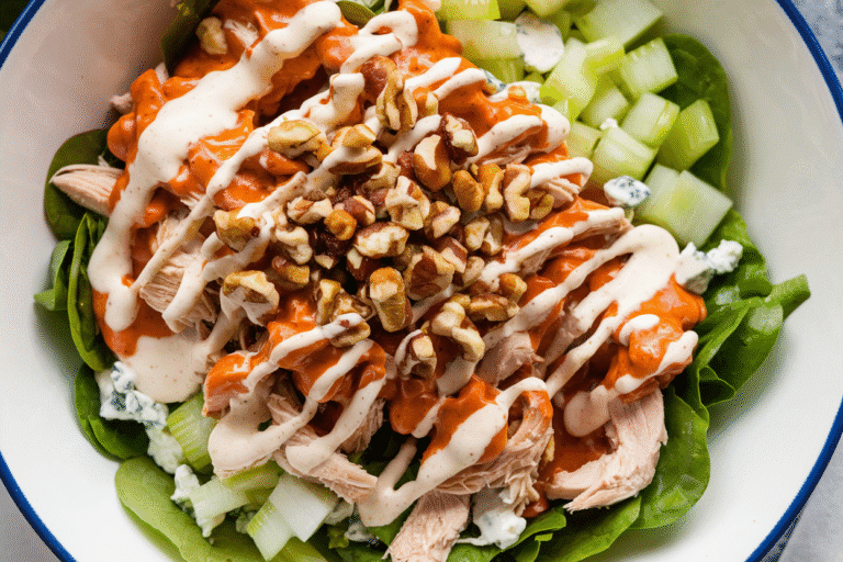 This Buffalo Chicken Salad Recipe Hits Like Game Day in a Bowl (And It’s Ready in 20!)