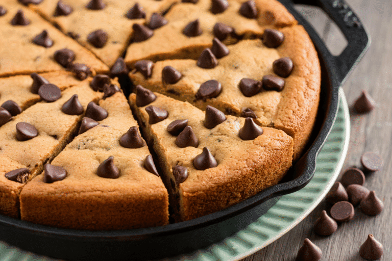 This Chocolate Chip Cookie Cake Recipe Is the Birthday Upgrade Your Inner Child Deserves
