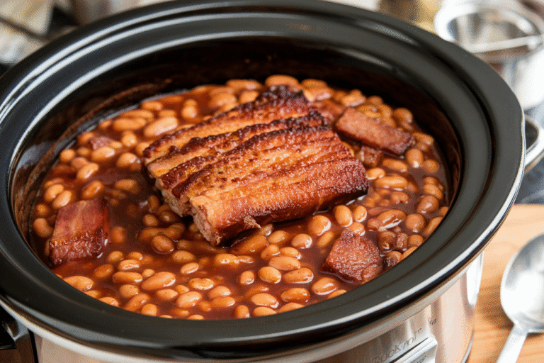 This Baked Beans Recipe Crockpot Hack Will Ruin Canned Beans Forever (In a Good Way)