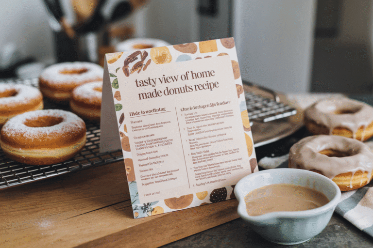 Home Made Donuts Recipe That Break the Internet: Crispy, Fluffy, and Totally Addiction-Worthy