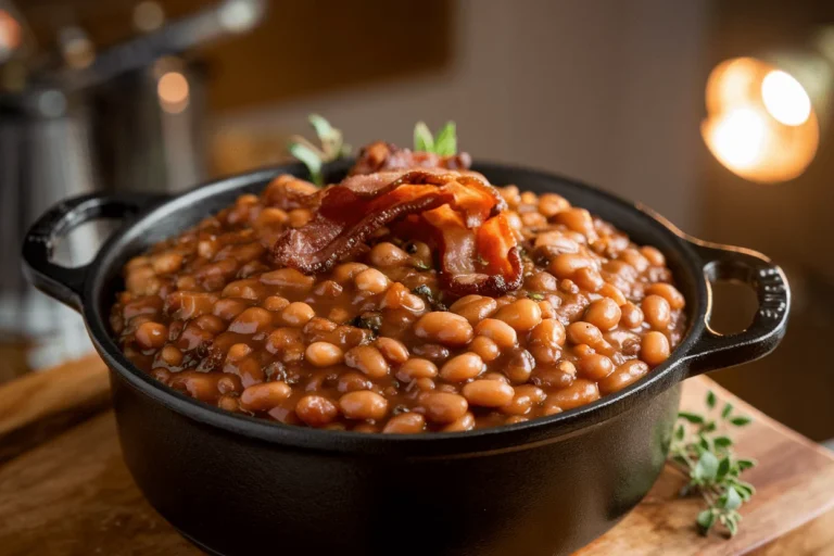 The Best Baked Beans Recipe You’ll Brag About: Sticky, Smoky, and Ridiculously Good