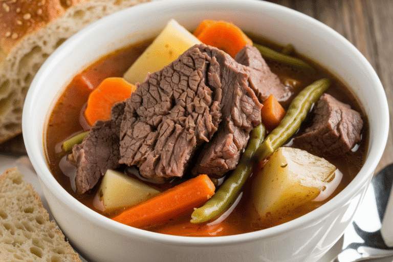 The Only Beef Vegetable Soup Recipe You’ll Crave on Repeat (Rainy Days, Busy Nights, You Name It)