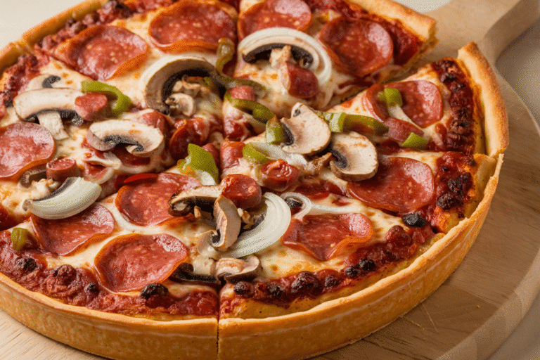 The Only Chicago Deep Dish Pizza Recipe You’ll Ever Need (Trust Me, Your Fork Will Thank You)
