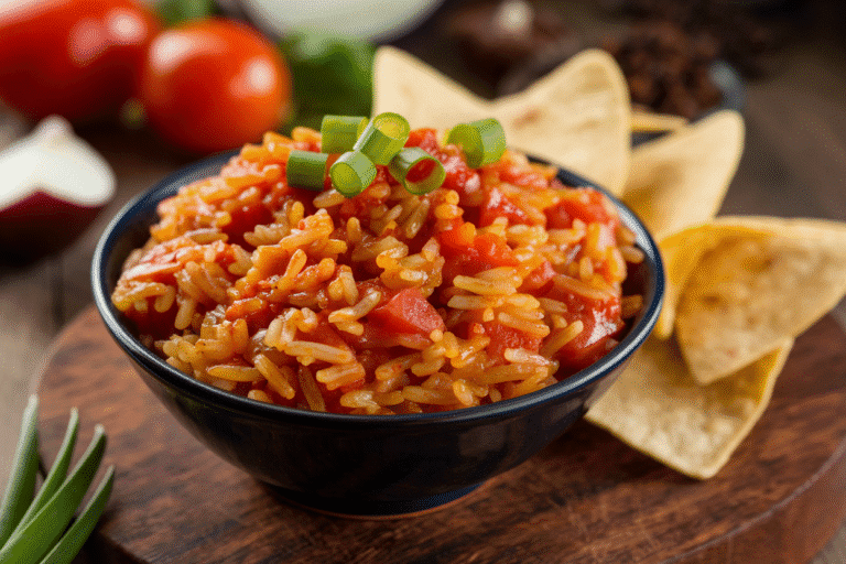 This Easy Spanish Rice Recipe Turns Tuesday into a Fiesta (Without Wrecking Your Schedule)