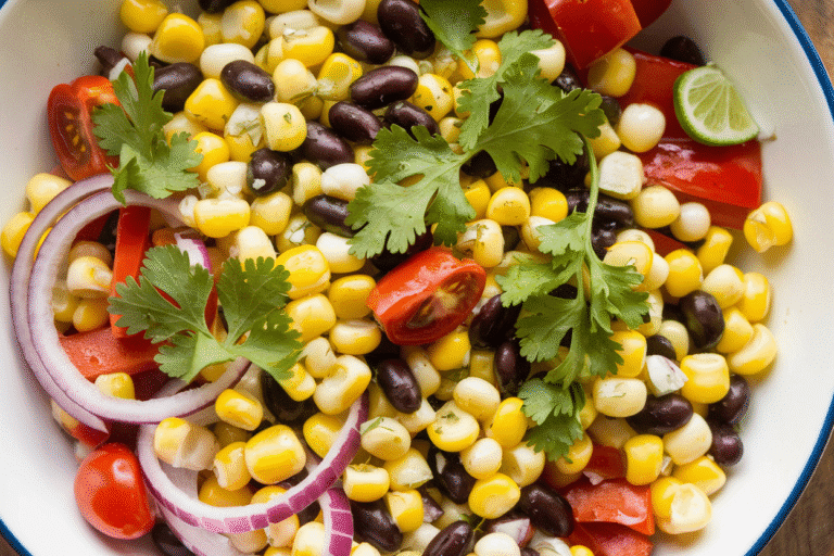 The Corn and Black Bean Salad Recipe That Turns “Just a Side” Into the Main Event