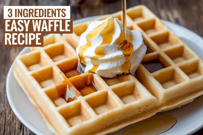 Stop Scrolling: The “Easy Waffle Recipe 3 Ingredients” That Beats Brunch Lines