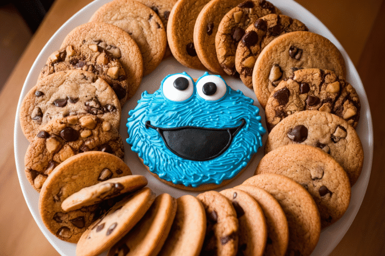 The Only Cookie Monster Cookies Recipe You’ll Ever Need (Blue, Chunky, and Ridiculously Fun)