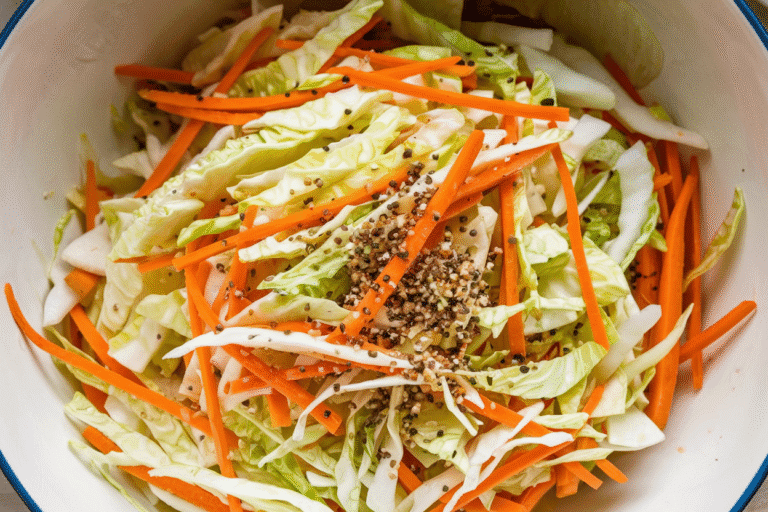 This Vinegar Based Coleslaw Recipe Slaps: Crisp, Punchy, and Zero Mayo Drama