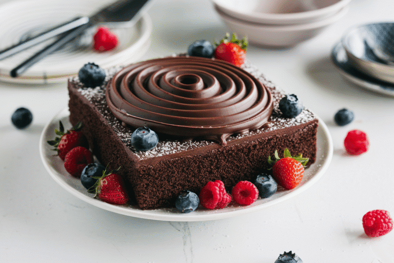 This Chocolate Sheet Cake Recipe Is the Weeknight Flex That Turns “Meh” Into Mic-Drop