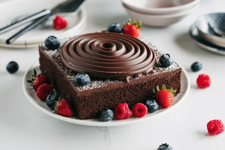This Chocolate Sheet Cake Recipe Is the Weeknight Flex That Turns “Meh” Into Mic-Drop