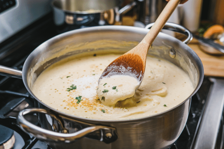 This Homemade Alfredo Sauce Recipe Will Ruin Restaurant Pasta For You (In the Best Way)