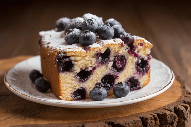 This Blueberry Pound Cake Recipe Is the Reason Your Friends Keep “Accidentally” Dropping By