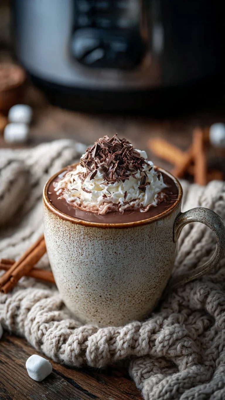 ☕ The Best Crockpot Hot Chocolate Recipe Easy & Creamy