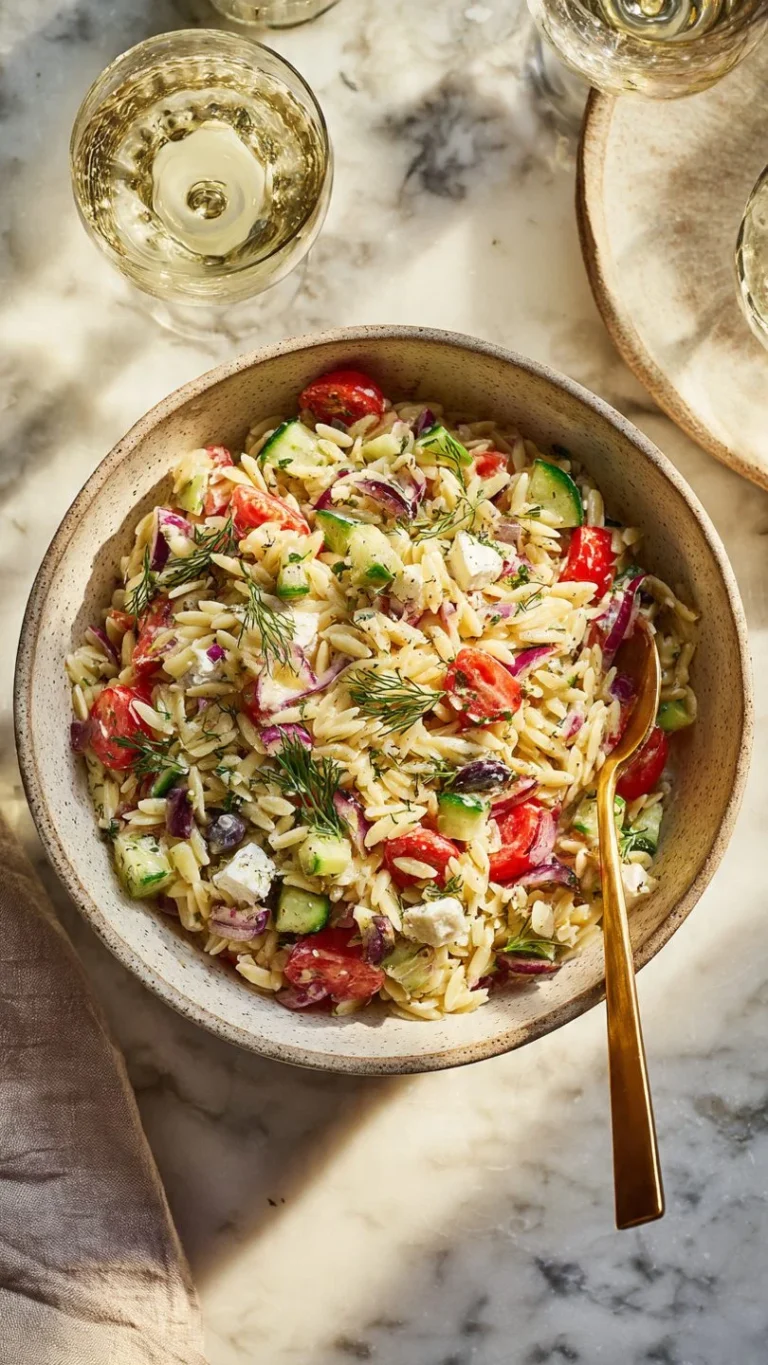 🥗 Best Orzo Pasta Salad Recipe (Easy & Fresh!)