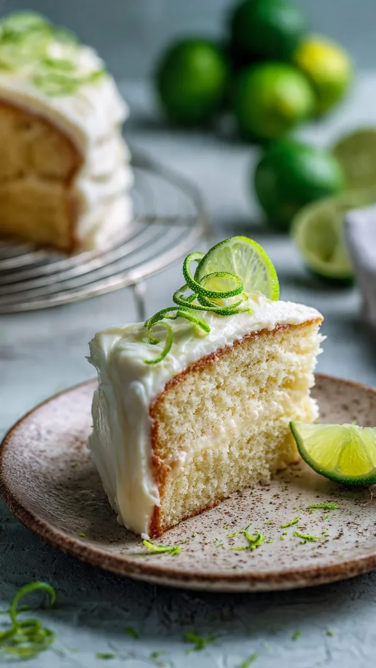 🍋 Key Lime Cake Recipe: The Ultimate Tart & Sweet Dessert
