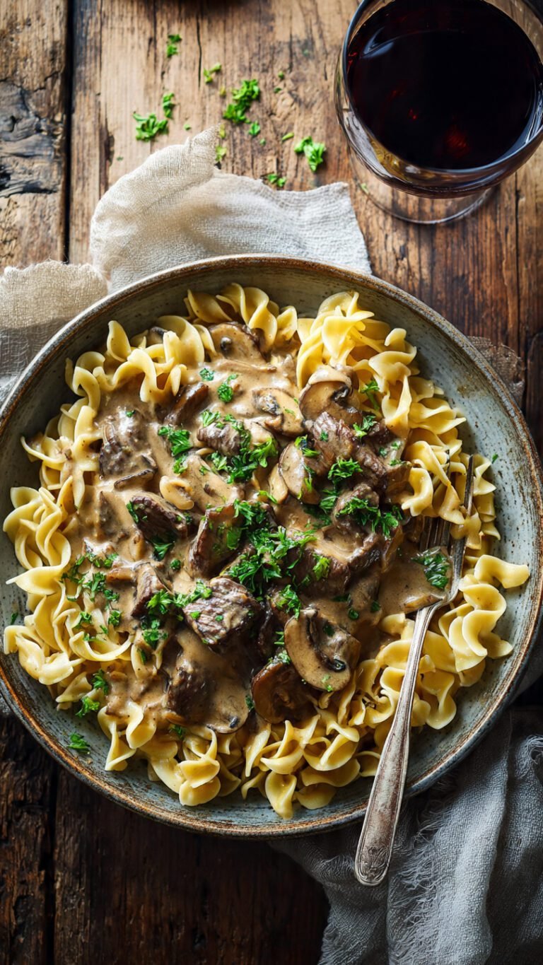 🍲 The BEST Easy Beef Stroganoff Recipe (30-Minute Meal!)