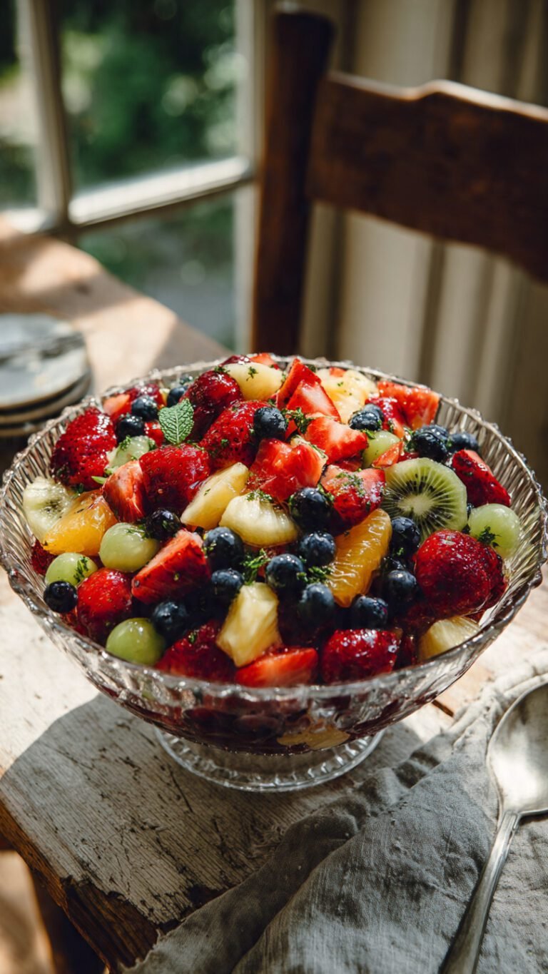 🍓 The Ultimate Fresh Fruit Salad Recipe (No Soggy Melons!)