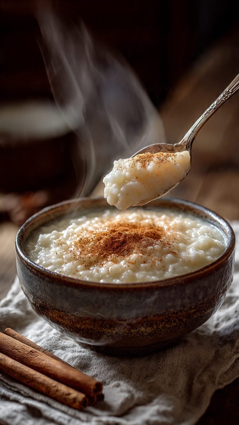🥣 Old Fashioned Rice Pudding Recipe: Creamy & cozy!