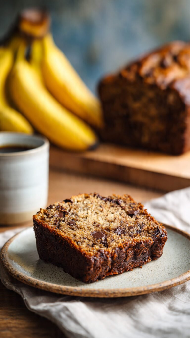 🍌 The Best Vegan Banana Bread Recipe (Seriously Moist!)