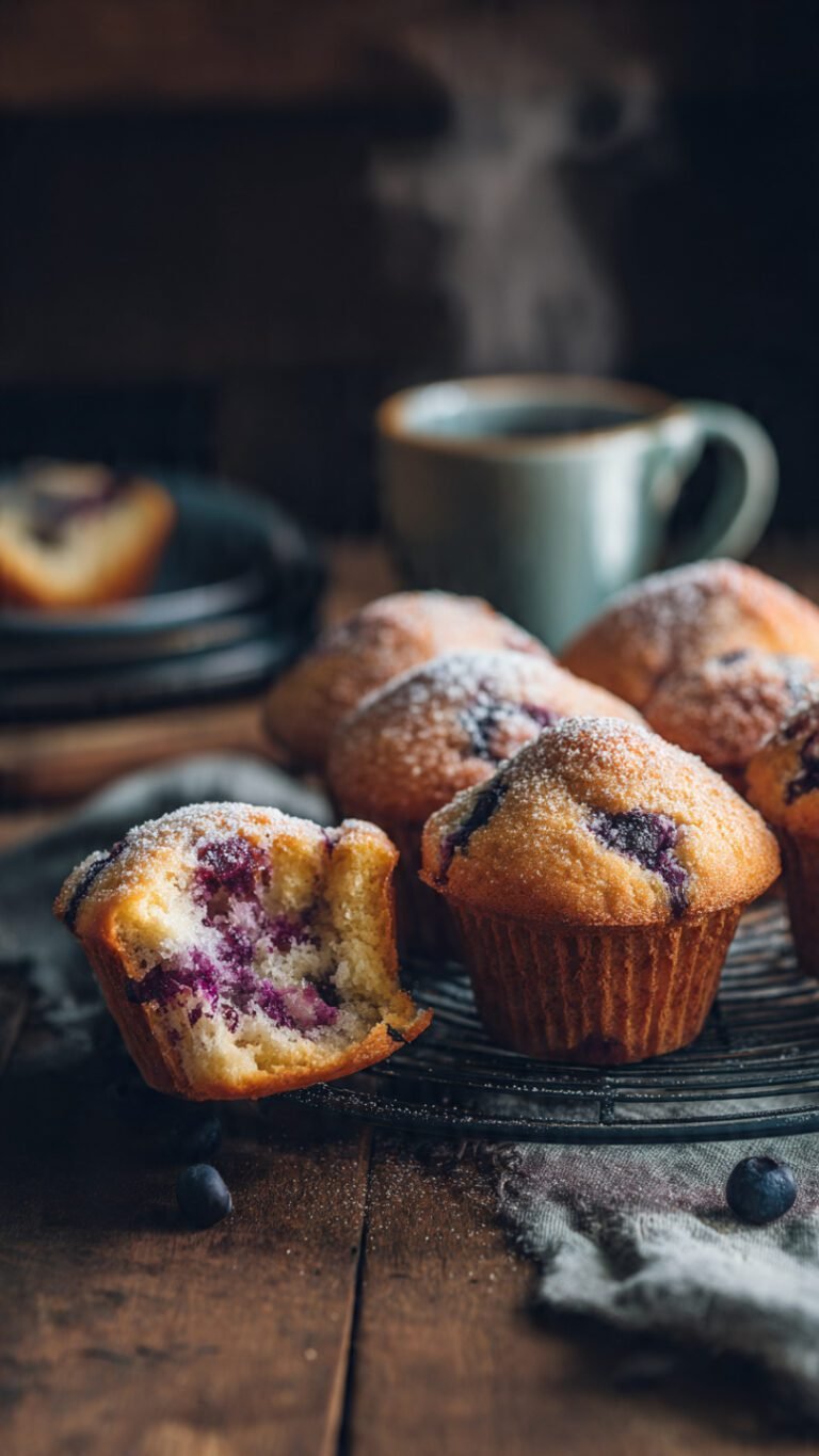 🧁 Best Blueberry Muffins Recipe: Bakery Style & Super Moist