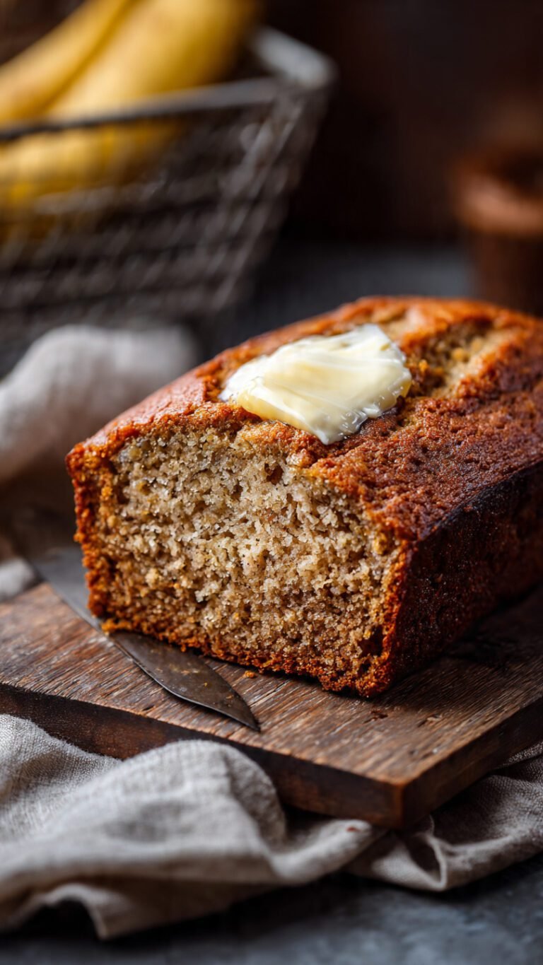 🍌 Best Banana Bread Recipe Ever (Moist & Easy!)