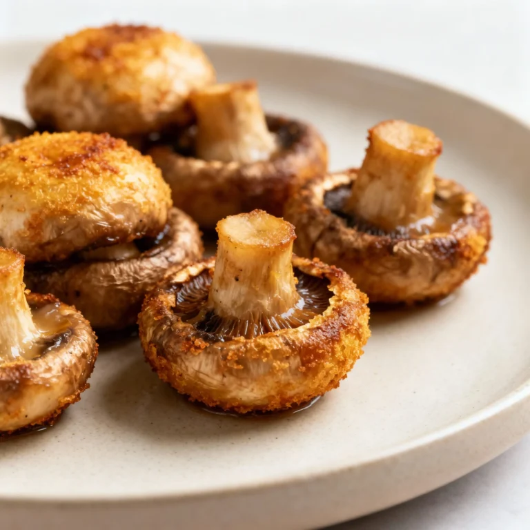 Air Fryer Mushrooms Recipe: Perfectly Crispy & Flavorful!
