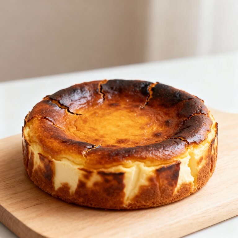 Burnt Basque Cheesecake Recipe: Effortless Elegance!