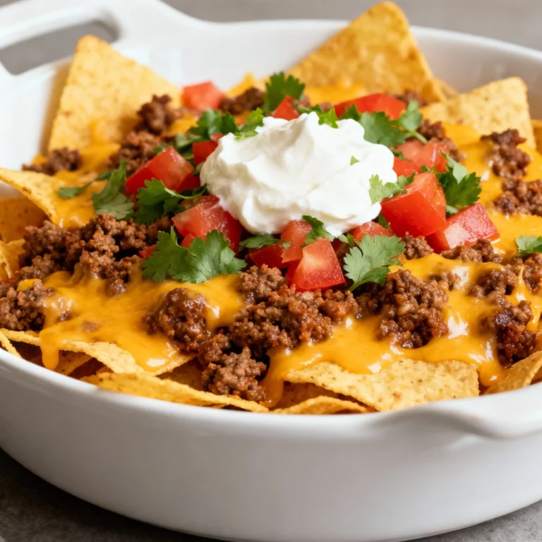 Ground Beef Nachos Recipe: The Ultimate Crowd-Pleaser