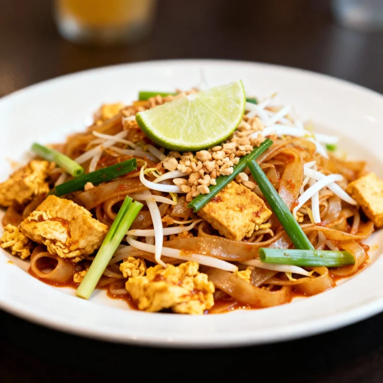 Pad Thai Recipe Vegetarian: Authentic Flavor, Meat-Free Delight!