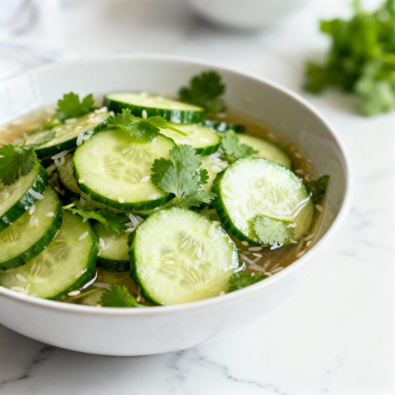 Asian Cucumber Salad Recipe Rice Vinegar: Refreshingly Simple & Delicious!