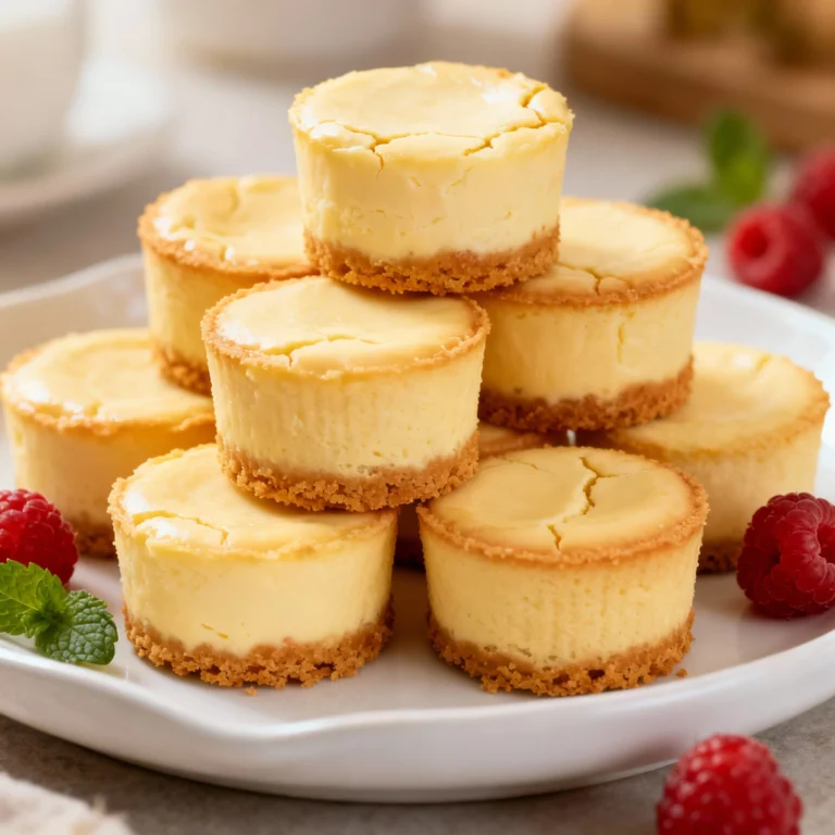 Easy Mini Cheesecake Recipe: Bite-Sized Bliss!