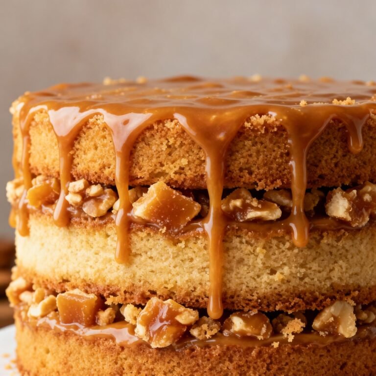 Caramel Crunch Cake Recipe: The Ultimate Showstopper!