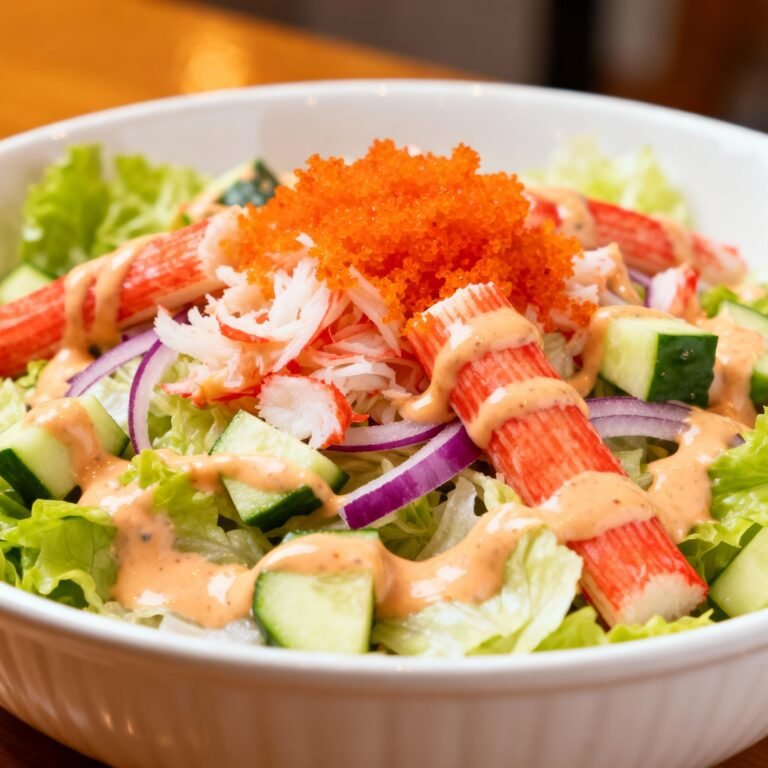 Spicy Kani Salad Recipe: A Creamy, Crunchy, and Fiery Delight!