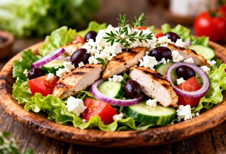 Greek Chicken Salad Recipe: A Mediterranean Delight!