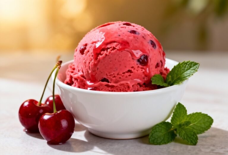 Cherry Ice Cream Recipe: A Scoop of Summer Bliss