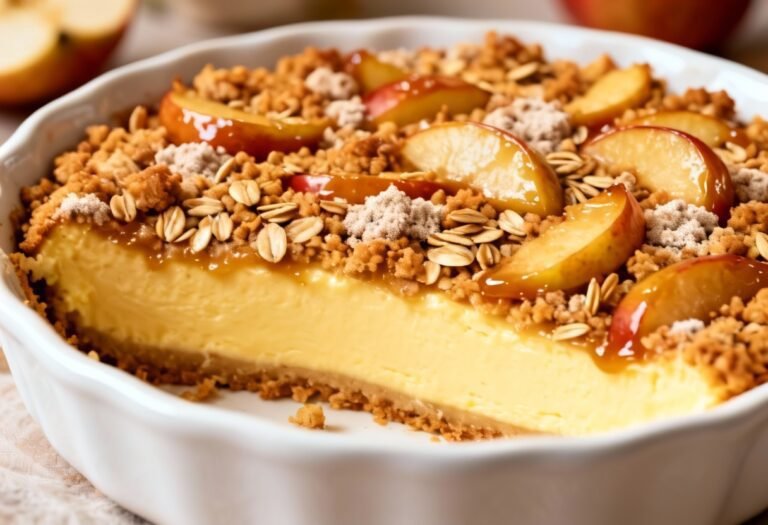 Apple Crumble Cheesecake Recipe: The Ultimate Fall Dessert!