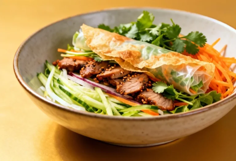 Spring Roll in a Bowl Recipe: Deconstructed Deliciousness!