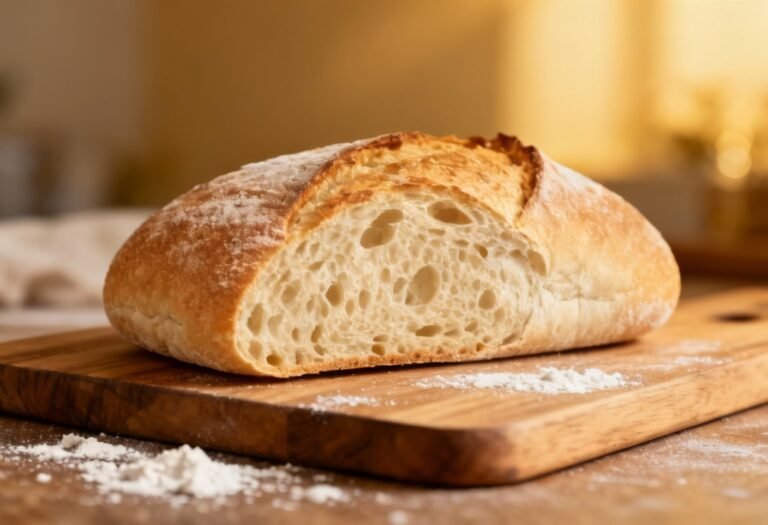 Easy Ciabatta Bread Recipe: No-Knead Perfection!