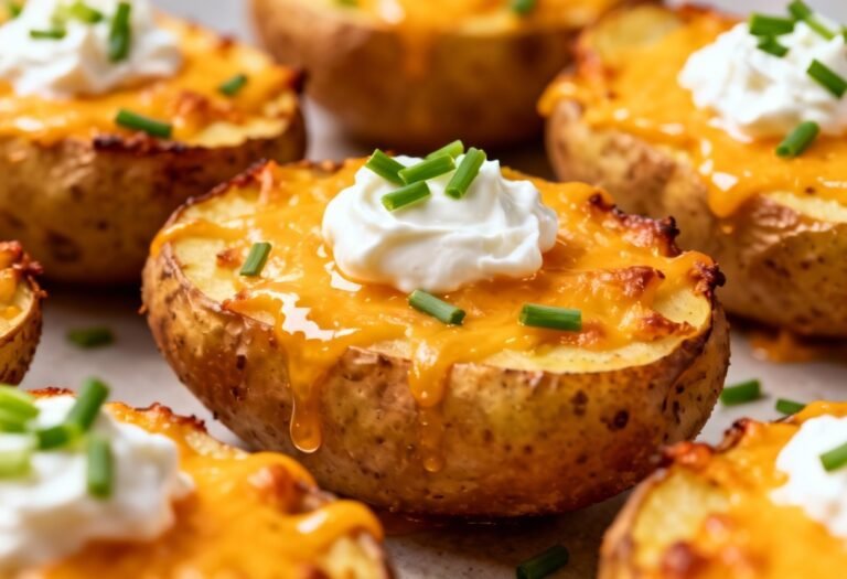 Potato Skins Recipe Baked: Crispy, Cheesy Perfection!