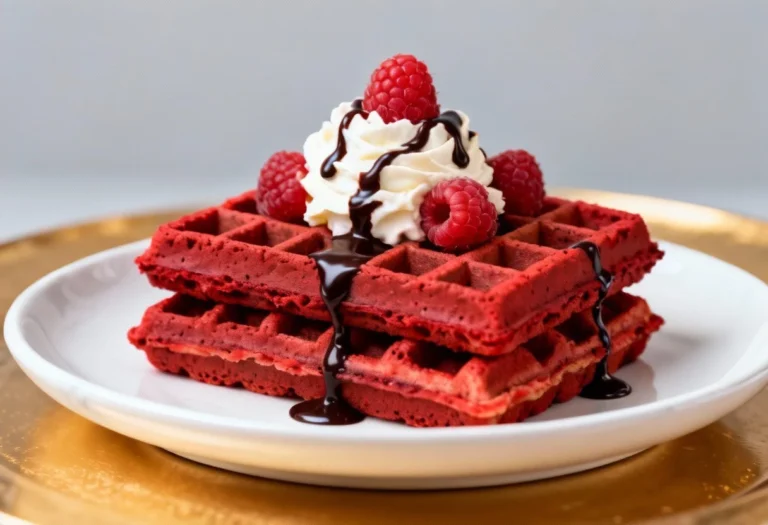 Red Velvet Waffles Recipe: A Decadent Breakfast Indulgence