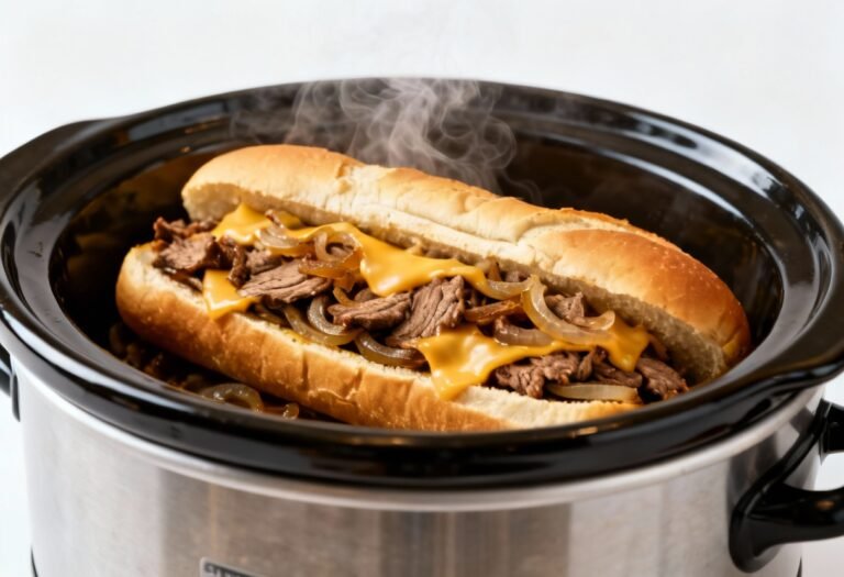 Philly Cheesesteak Sandwich Recipe Crockpot: Effortless Flavor Bomb!