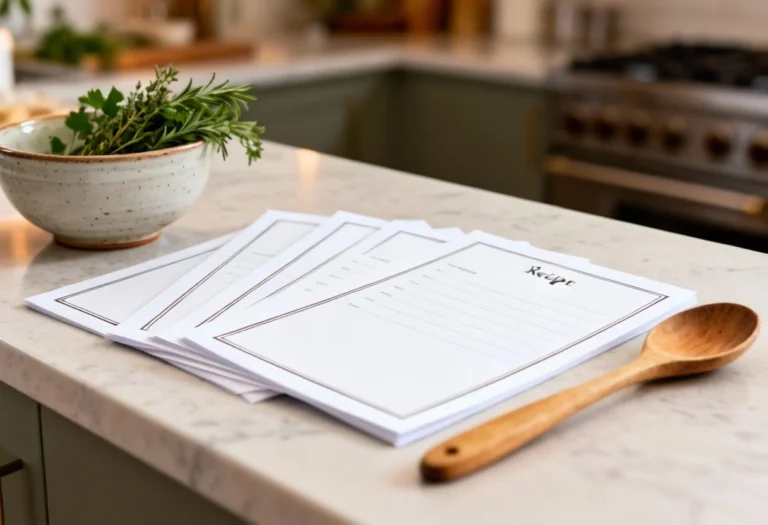 Recipe Pages Printable Free: Organize Your Kitchen Like a Pro!