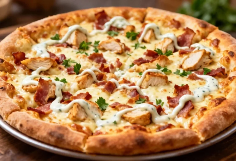 Chicken Bacon Ranch Pizza Recipe: The Ultimate Comfort Food Masterpiece