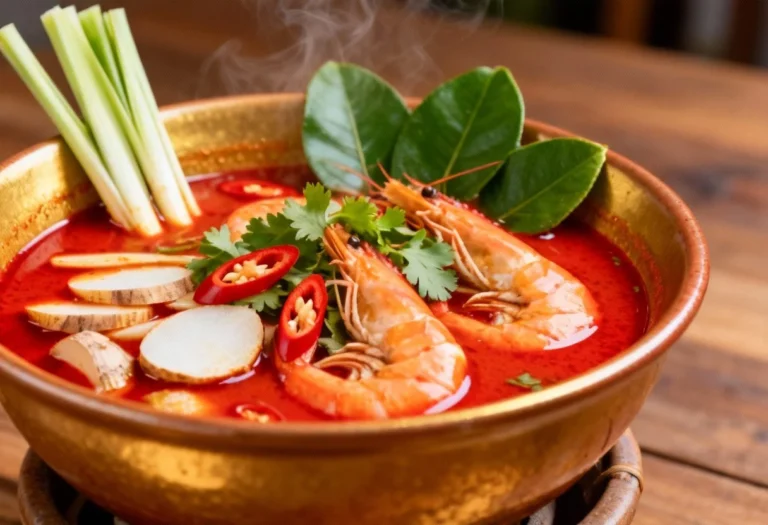 Tom Yum Soup Recipe Thai: A Burst of Flavor in Every Spoonful!