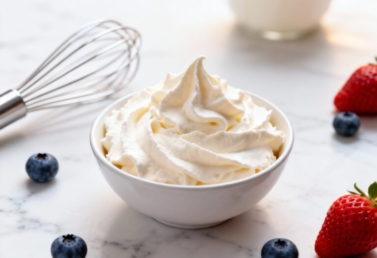 Perfect Whipped Cream Recipe: Light, Fluffy, and Foolproof!