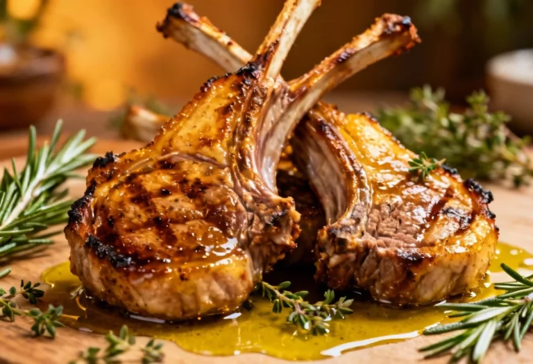 Lamb Chops Recipe Grilled: Sizzling Flavor in Minutes!