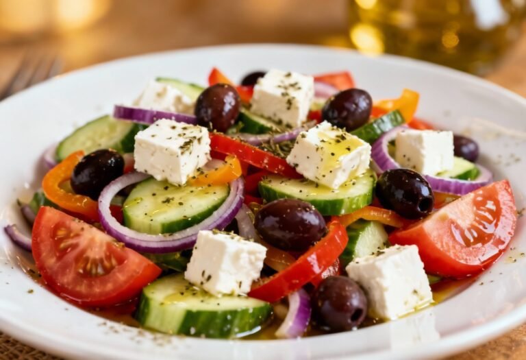 Greek Salad Recipe Authentic: Taste of the Mediterranean in Every Bite